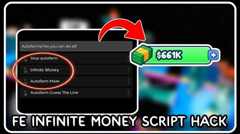 FE Infinite Money Script Hack ROBLOX SCRIPTS Generate Unlimited