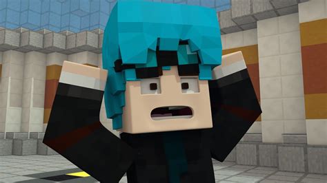 Dantdm Turns His Hair Blue The Diamond Minecart Minecraft