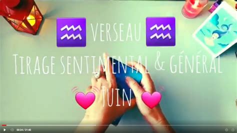 Verseau ♒ Juin Tirage Sentimental And Général 💓amour Véritable Lâchez