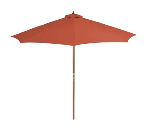 Parasol D Ext Rieur Avec M T En Bois Cm Terre Cuite Parasol But