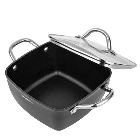 Florina Nelio Vierkante Kookpan Braadpan 20 X 20 Cm Aluminium 2 5 Liter