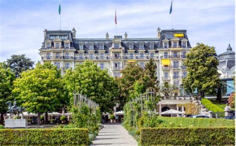 Beau Rivage Palace - 5 Star Luxury Castle Hotel, Lausanne, Switzerland