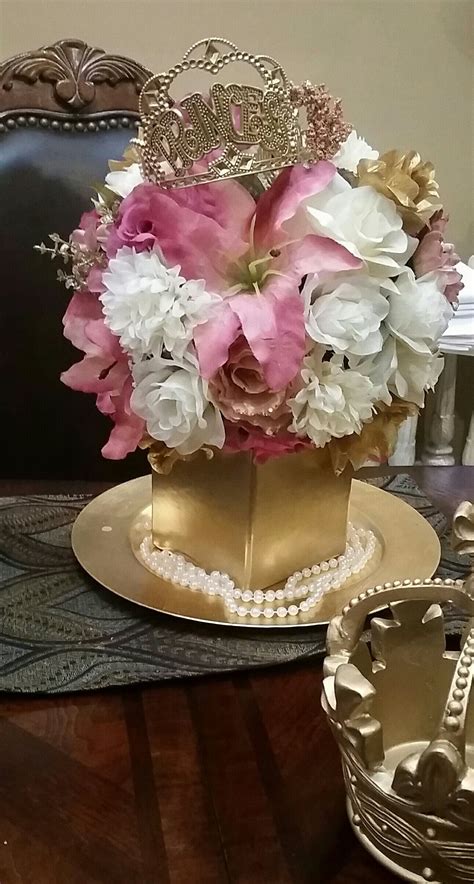 Princess Themed Centerpiece Centerpieces Princess Crown