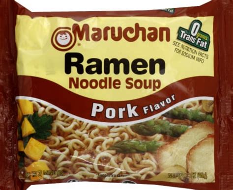 Maruchan® Pork Flavor Ramen Noodle Soup 3 Oz King Soopers