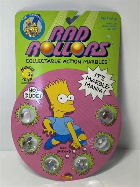 Rad Rollers Les Simpsons Collection Action Marbles Neuf Dans Son