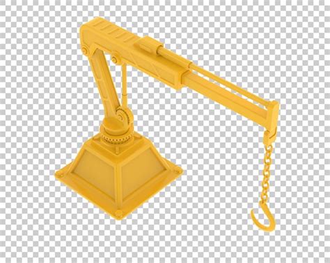 Premium Psd Crane Isolated On Transparent Background D Rendering