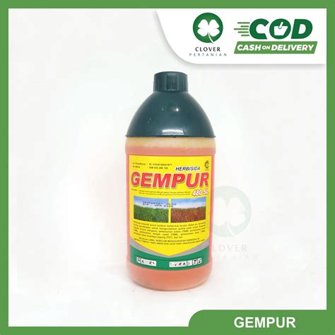 Jual HERBISIDA GEMPUR 480SL 1 LITER OBAT PEMBASMI RUMPUT GULMA SISTEMIK