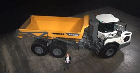 Liebherr Launch Ta 230 Litronic Articulated Dump Truck Video Heavy