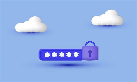 Illustration Creative Icon Password Protected Secure Login Concept