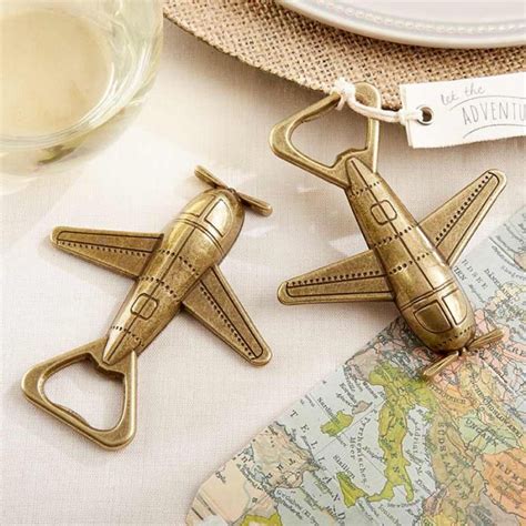 Let The Adventure Begin Airplane Bottle Opener