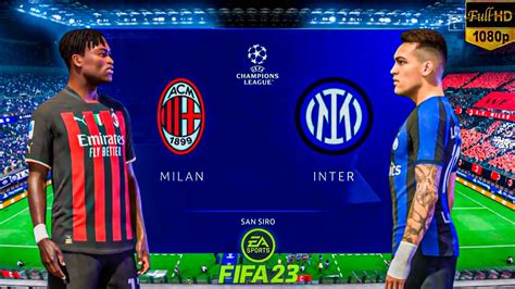 Fifa 23 Ac Milan Vs Inter Champions League 20222023 Full Match