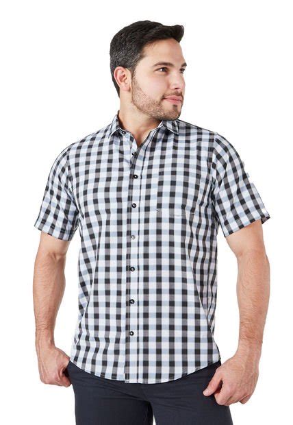 Camisa Blanco Negro Gris COLORE Compra Ahora Dafiti Colombia