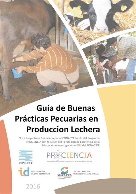 PDF Guías de Buenas Prácticas Pecuarias en Producción Lechera de