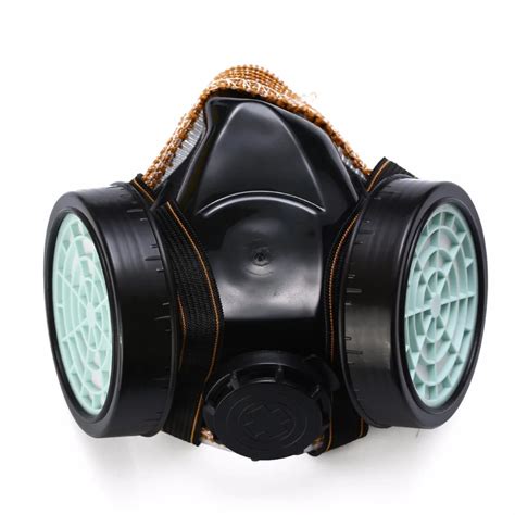 Adjustable Strap Chemical Black Gas Mask Emergency Survival Safety