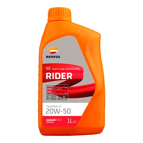 Aceite Repsol Moto Town Mineral 4t 20w 50 1lt Punto Llantas