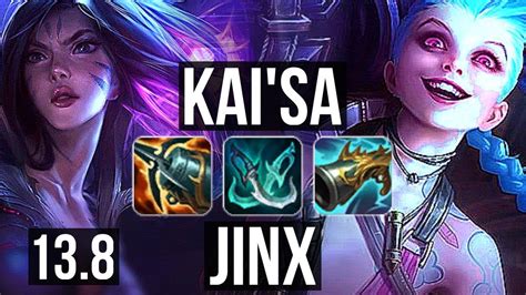 KAI SA Leona Vs JINX Thresh ADC Quadra Legendary 18 3 8 300