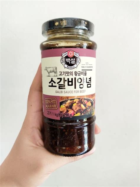 Cj Beksul Korean Galbi Sauce For Beef 290g Lazada Ph