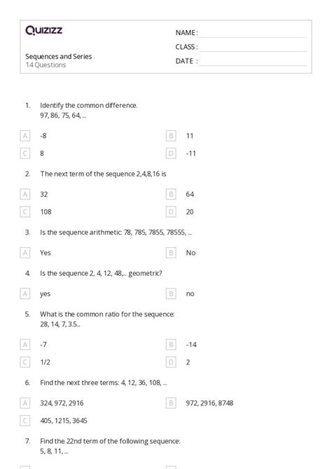 50 Math Worksheets For 11th Class On Quizizz Free And Printable