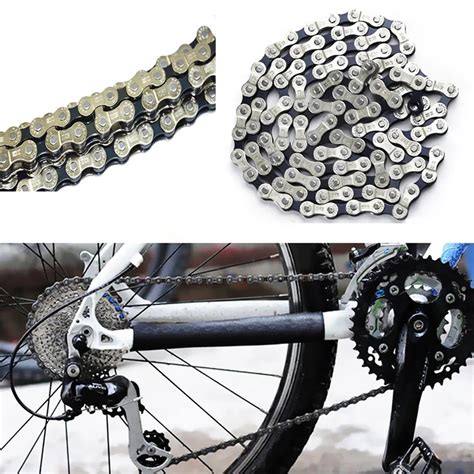 Bicycle Chain 6 7 8 Speed 116 Links For MTB Mountain Road Bike Steel ...