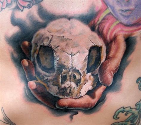 Skull Tattoo By Stefano Alcantara TattooNOW