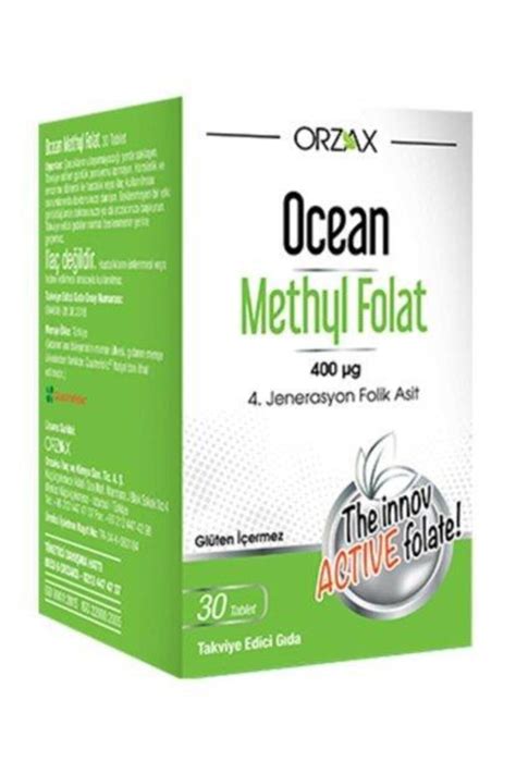 Ocean Orzax Methyl Folat 30 TabletFiyatı, Yorumları - Trendyol