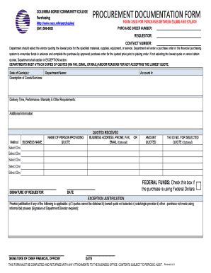 Fillable Online Informal Bid Quote Form Rev Fax Email Print