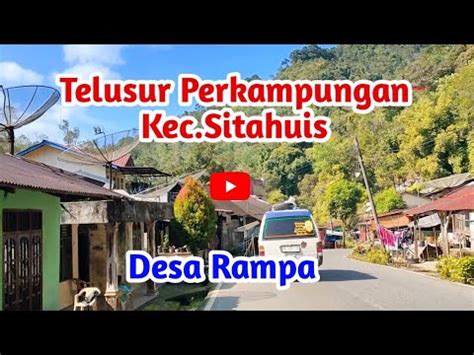 Melewati Perkampungan Perkampungan Jalan Tarutung Sibolga Kec