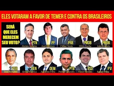 Deputados do MA votam contra o povo e pró Temer YouTube