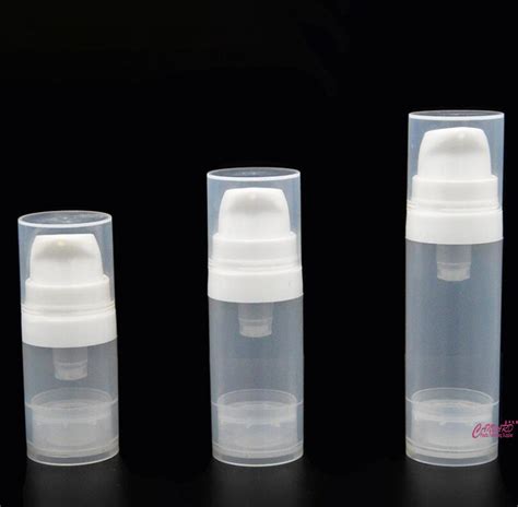 5ml 10ml 15ml Natural Clear Airless Pump Bottle Canvard Packaging