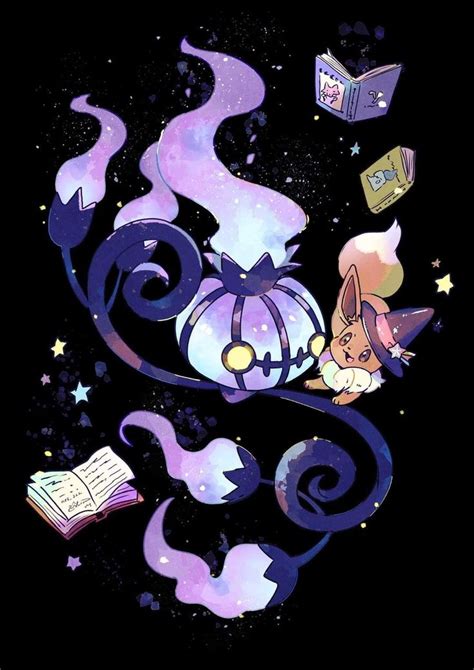 Pin By Merlina Katkat On Pokemon Pokemon Halloween Pokemon Art