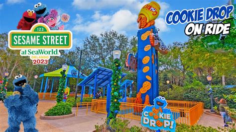 Cookie Drop Ride In Sesame Street Land At SeaWorld Orlando Jan 2023