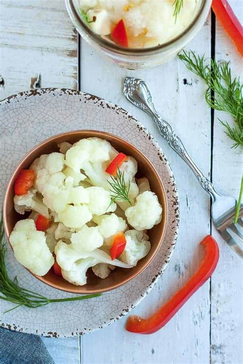 Quick Pickled Cauliflower {spicy Pickled Cauliflower} Sustainable Cooks