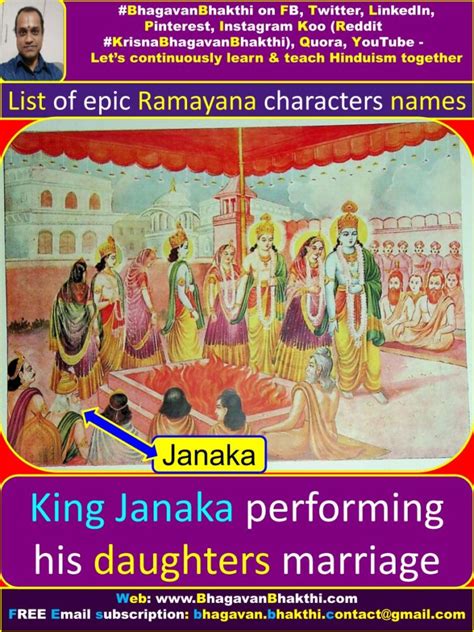 List Of Epic Ramayana Characters Names Glossary Bhagavan Bhakthi