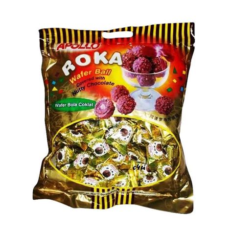 Jual Apollo Roka Wafer Bola Coklat 80 Pcs Di Seller Kylakiranashop