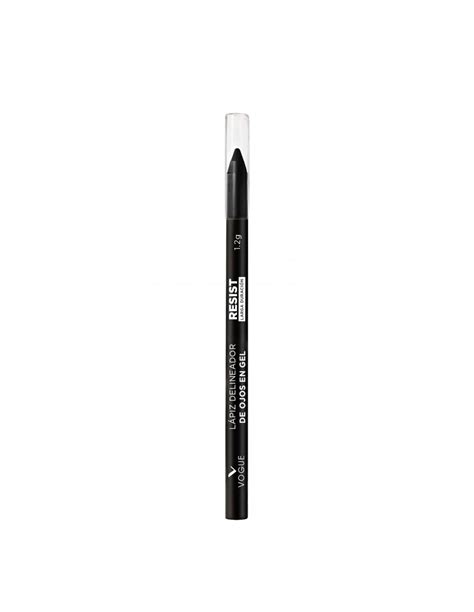 Vogue Resist Delineador Gel En Lapiz De Larga Duracion Color Negro En