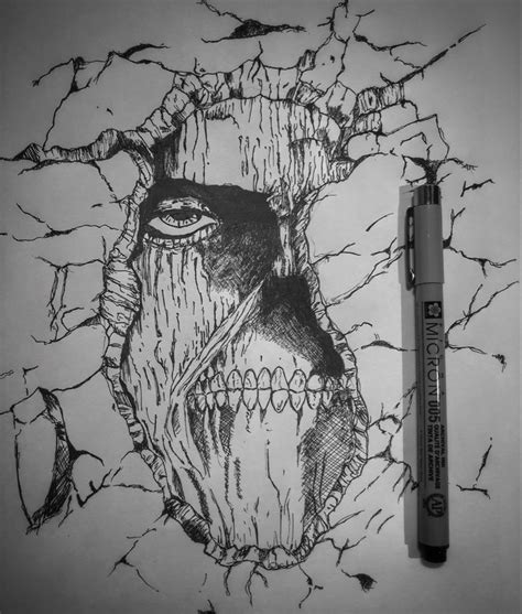 Wall Titan Drawing Attack On Titan Disegni