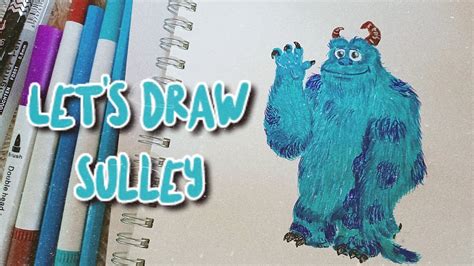 How To Draw Sulley Monster Inc YouTube