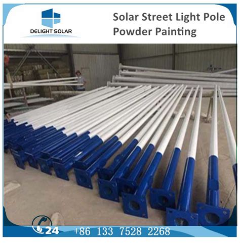 China Manufacturer Hot DIP Galvanized Octagonal Single Double Arm Solar