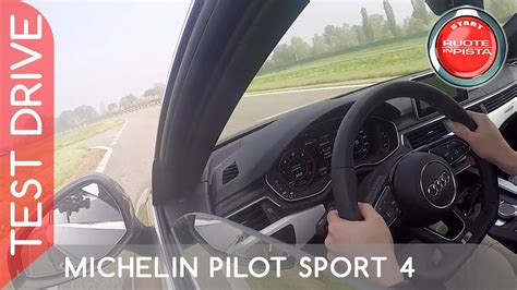 Michelin Pilot Sport 4 Test Drive Alfonso Rizzo Prova In Pista YouTube