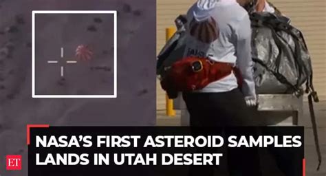 Space Capsule Carrying Nasas First Asteroid Samples Lands In Utah