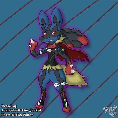 Pokemon Mega Lucario Drawing