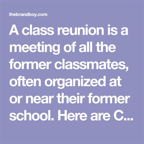 260+ Best Class Reunion Invitation Wording To Share | Class reunion ...