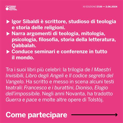 Eventi Igor Sibaldi