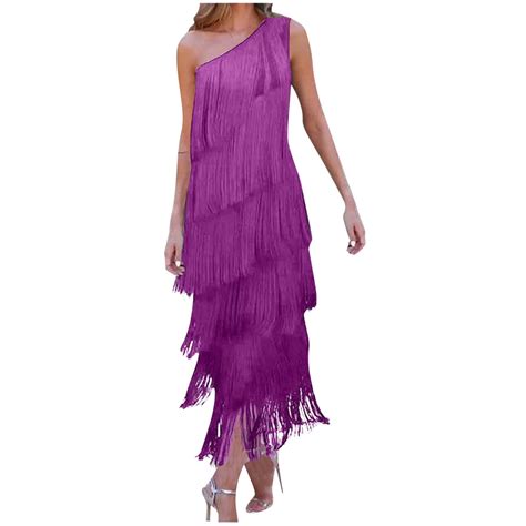 Women S Flapper Dresses S Gatsby Sequins Tassels Flapper Sexy