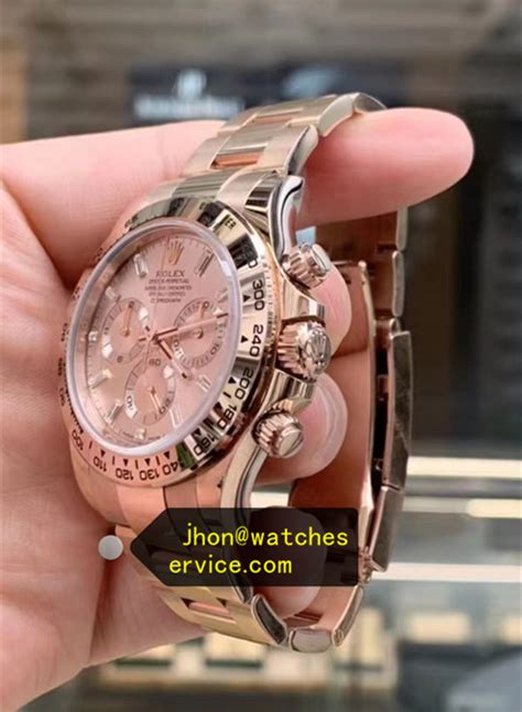 Clean Everose Gold Baguette Diamond Markers Daytona 116505 Best Clone