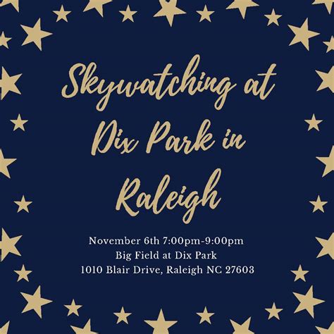 Skywatching At Dix Park Raleigh With Morehead Planetarium American