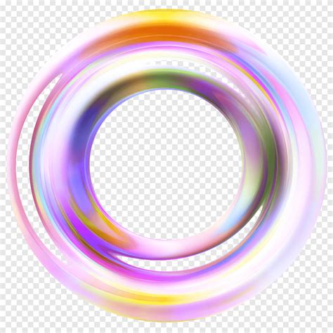 Yellow Orange And Pink Circle Artwork Circle Disk Color Ring Light