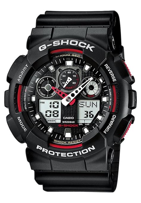 G-SHOCK G-SHOCK - Kronograafkell - black/red/must - Zalando.ee