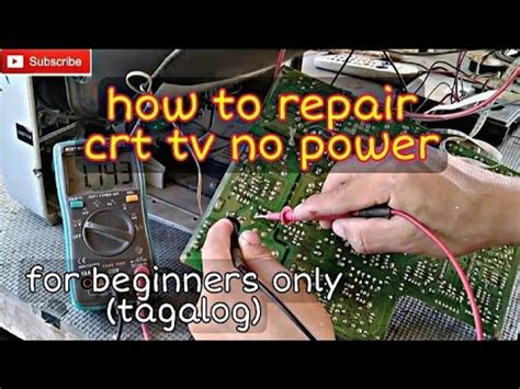 How To Repair Crt Tv No Power For Beginners Only Youtube