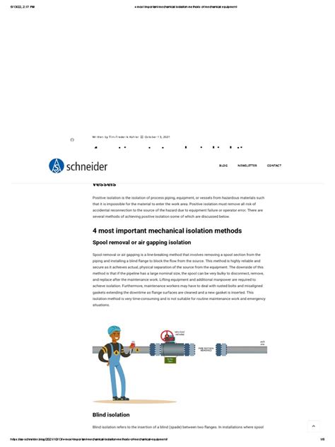 4 Most Important Mechanical Isolation Methods of Mechanical Equipment ...